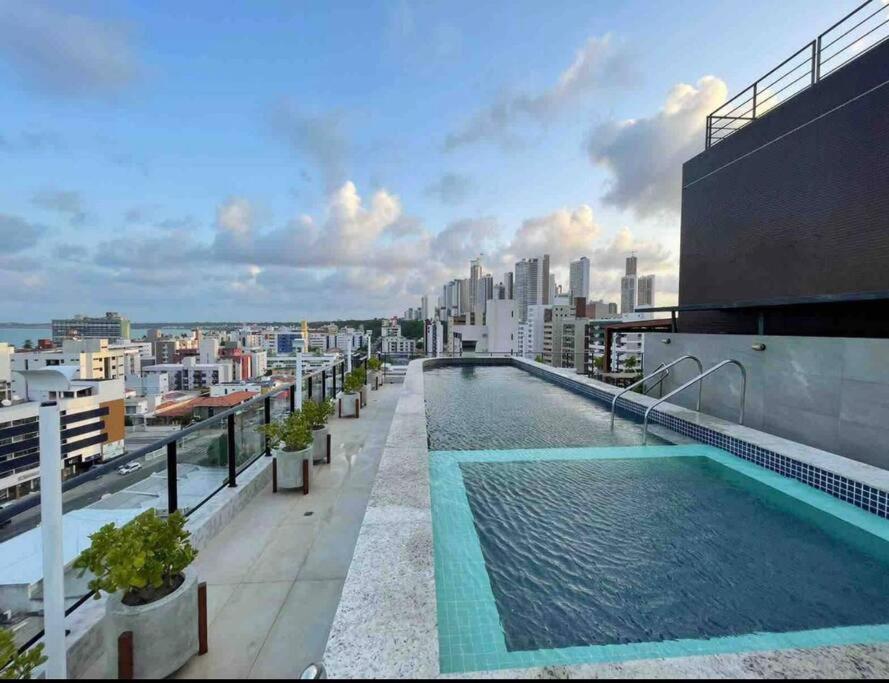 Lindo Apt Com Frente Para O Mar 3 Andar Cabo Branco João Pessoa 외부 사진